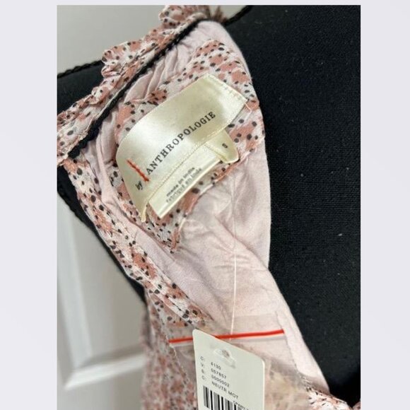 Natalie Flounced Tunic Dress in Neutral Motif from Anthropologie-Size Medium-NWT - Picture 9 of 10